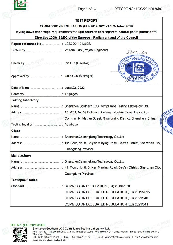Fast Connector AC110VAC220V LED Strip CERTIFICATES (1) Fast Connector AC110VAC220V LED Strip CERTIFICATES (1)